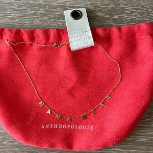 NWT Anthropologie Mama Bear Necklace